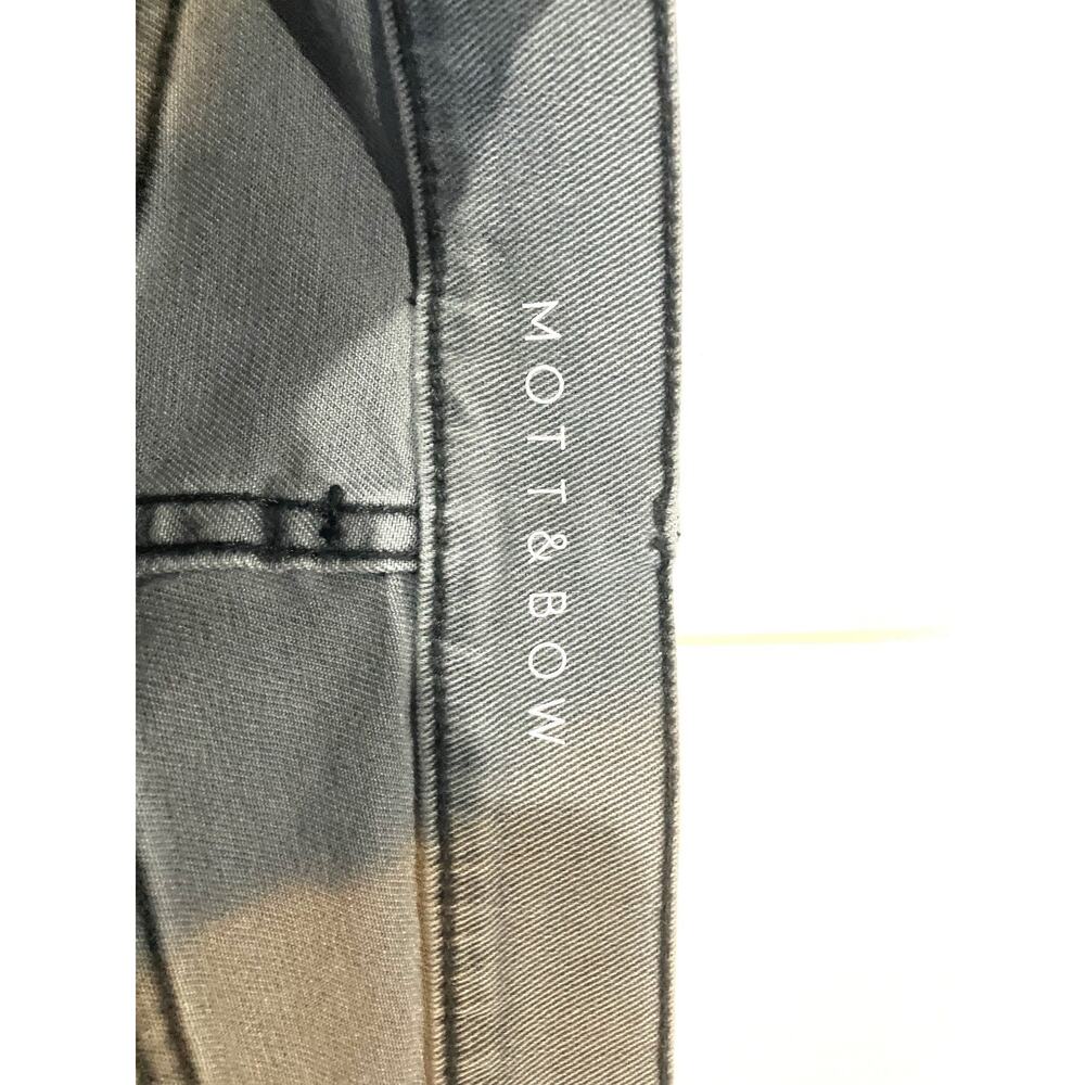 Mott And Bow Slim Straight Jeans Mens 30x32 (Fits 29x30) Gray Stretch Denim - Picture 7 of 12